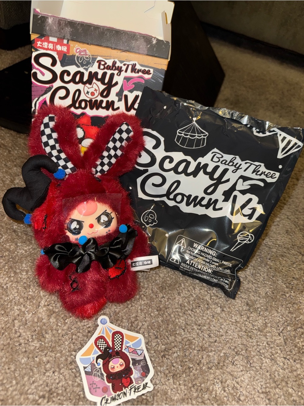 Baby Three Scary Clown V1 Blind Box Confirmed - Picture 10 of 11